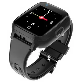 LEOTEC Allo Plus 4G GPS 40 mm Kunststoffgehäuse schwarz Silikonarmband schwarz One Size