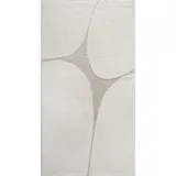 The CarPET Teppich THE CARPET "Elisa", beige (creme), B:80cm H:12mm L:150cm, Polypropylen, Teppiche, Teppich, moderner Wohnzimmer Teppich, geometrisches Design, hohe Flordichte