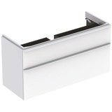 Geberit Smyle Square Waschtischunterschrank 2 Schubladen Farbe: Weiß Hochglanz 500355001