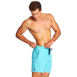 Arena Men's Fundamentals SOLID Boxer Beach Shorts, MARTINICA-Navy, L