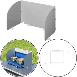 PRO PLUS Windschutz Gaskocher und Grills L 32/62 x T28,5 x H 25cm Spritzschutz mit Tasche