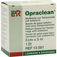 Lohmann & Rauscher Opraclean Mullbinde z.Tamponade m.Jodoform 2cmx5m