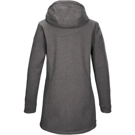 G.I.G.A. DX by killtec Damen Strickfleeceparka/Fleecejacke mit Kapuze, GW 37 WMN KNTFLC PRK, anthrazit, 40 Grau - 40