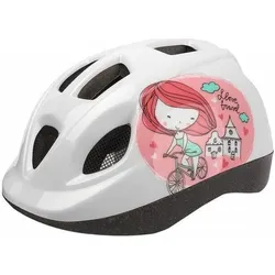 Kinder Fahrradhelm Princess Weiß XS/46-53cm