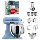 KitchenAid Artisan 5KSM175PS Kontur Silber Beginnerset