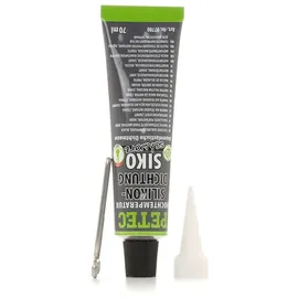 Petec Hochtemperatur-Silikondichtung schwarz 70 ml