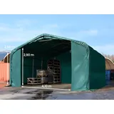 TOOLPORT Wikinger 6x6m Zelthalle, PRIMEtex-Plane, dunkelgrün ohne Statik / (49512)