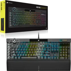 CORSAIR Gaming-Tastatur "Corsair K100 RGB" Tastaturen schwarz Gaming Tastatur