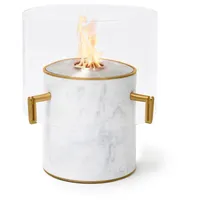 EcoSmart PILLAR 3L [Design Ethanol Kamin]: Marble white