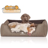 Knuffelwuff Tierbett Hundebett Outlander, Orthopädisch beige 63 cm x 85 cm