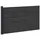 vidaXL Zaunlatte 1 x 1 x 1 m Schwarz/Aluminium