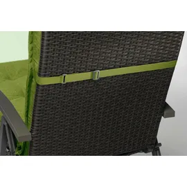 sunnypillow Liegenauflage 190 x 60 x 9 cm grün 1 St.