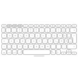 Logitech Keys-To-Go 2 für iPad Hellgrau