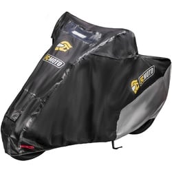 FC-Moto Premium Motorrad Abdeckplane, schwarz, Größe M