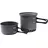 Origin Outdoors Biwak Topfset Radiator Kochtopfset-Grau-One Size