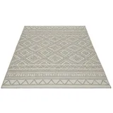 floornovo Indoor & Outdoor Teppich Nr. 80 Beige Gemustert 180 x 67 cm