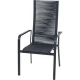 Siena Garden Carlton Dining Move Sessel 63 x 60 x 113 cm anthrazit 2 St.