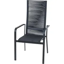 Siena Garden Carlton Dining Move Sessel 63 x 60 x 113 cm anthrazit 2 St.