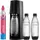 Sodastream Terra black + 3 Flaschen + Zylinder