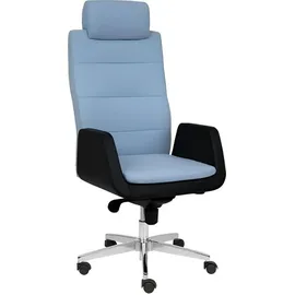 aea Bürostuhl Kunstleder Blau