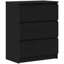 vidaXL Sideboard 60 x 76 x 35 cm Schwarz