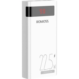 ROMOSS SENSE8PF Powerbank (Akku) - Weiß - 30000 mAh