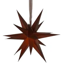 MARELIDA Papierstern 55 cm braun