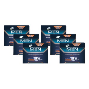 Tena Men Level 3 Inkontinenzeinlagen für Männer mit mittlerer Blasenschwäche / Inkontinenz, Vorteilspack 6er Pack (6 x 8 Stück)