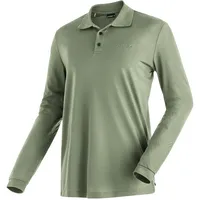 Maier Sports Ulrich Langarm-polo - Green Pond - 3XL