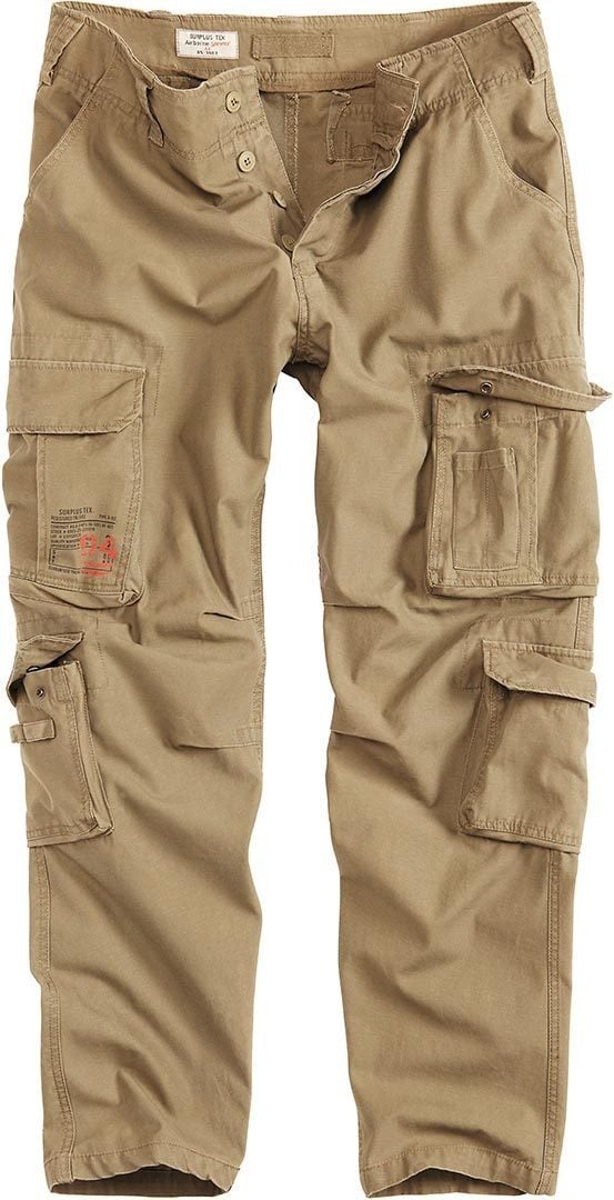 Surplus Airborne Slimmy Broek, beige, S Voorman