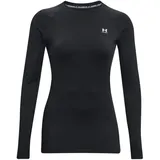 Under Armour ColdGear Authentics langarm Sportshirt Damen 001 black/white M