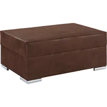 Collection AB Hocker John Mikrofaser 100 x 40 x 70 cm Braun