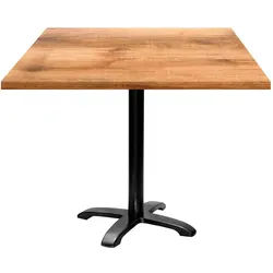 Restootab Tisch Bazila 90x90cm - Modell Heller Tanin
