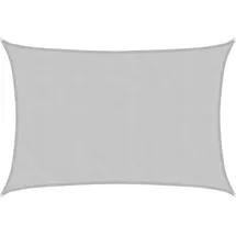 vidaXL Sonnensegel Hellgrau 2,5x2 m 100% Polyester Oxford