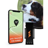 PAJ GPS Tracker für Hunde - 2G - Weglaufalarme - Live-Ortung - Akkusparmodus in Routernähe- Hunderückruf- Wasserdicht (IP67) - passt an jedes Halsband