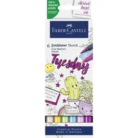 Faber-Castell Goldfaber Sketch Marker Kawaii 6er Set