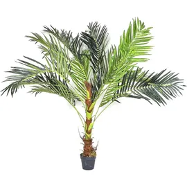naturn living Sagopalme – – Ø60 x 142,5 cm – Wartungsfreie Cycas Revoluta – Kunstpflanze – Grün
