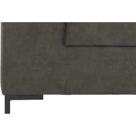 DOMO collection 2-Sitzer DOMO COLLECTION "Ledas kubisch und komfortabel, flache Armlehnen, eleganter Fuß", grau (anthrazit), B:210cm H:83cm T:88cm, Sofas, in vielen Farben erhältlich