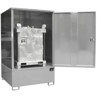 Bauer Südlohn Gefahrstoff-Schrank GS-4, lackiert, Mausgrau