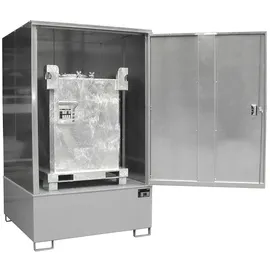 Bauer Südlohn Gefahrstoff-Schrank GS-4, lackiert, Mausgrau