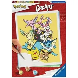 Ravensburger Creart- Malen nach Zahlen Eevee Evolutions Pokemon