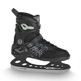 Fila Herren Eishockeyschuhe Freizeitschlittschuh, schwarz-grau, 43 1⁄2
