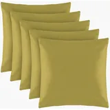 BestLivings Dekokissen 40 x 40 cm Living 5er Pack Grün