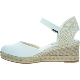 Tommy Hilfiger Mid Wedge Espad Closed Toe Damen Ecru 39