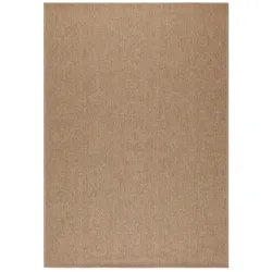 In & Outdoor Teppich Wetterfest Läufer Beige - Balkon Teppich Wasserfest