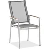 Niehoff Scalea Stapelstuhl 57 x 64 x 100 cm silbergrau