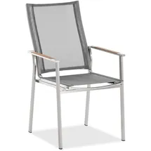 Niehoff Scalea Stapelstuhl 57 x 64 x 100 cm silbergrau