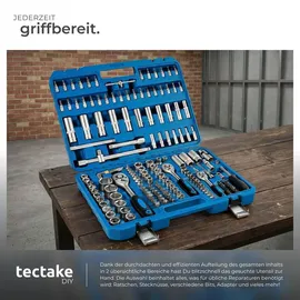 Tectake Steckschlüsselsatz 171-tlg.