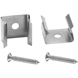 EUROLITE Halterung für Leer-Rohre 10x10mm Set 2x m