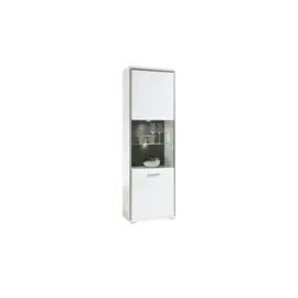 Uno Vitrine Setto 64 x 38 x 201 cm Weiß